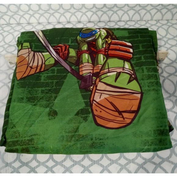 Nickelodeon Teenage Mutant Ninja Turtles Flat Twin Bed Sheet True Trouble - Picture 2 of 3